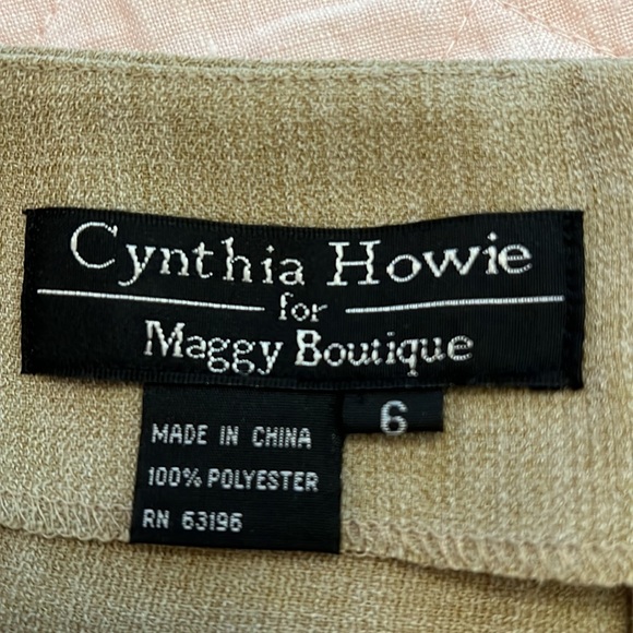 Vintage CYNTHIA HOWIE for Maggy Boutique -Two Piece Dress- MIDI - Picture 5 of 7